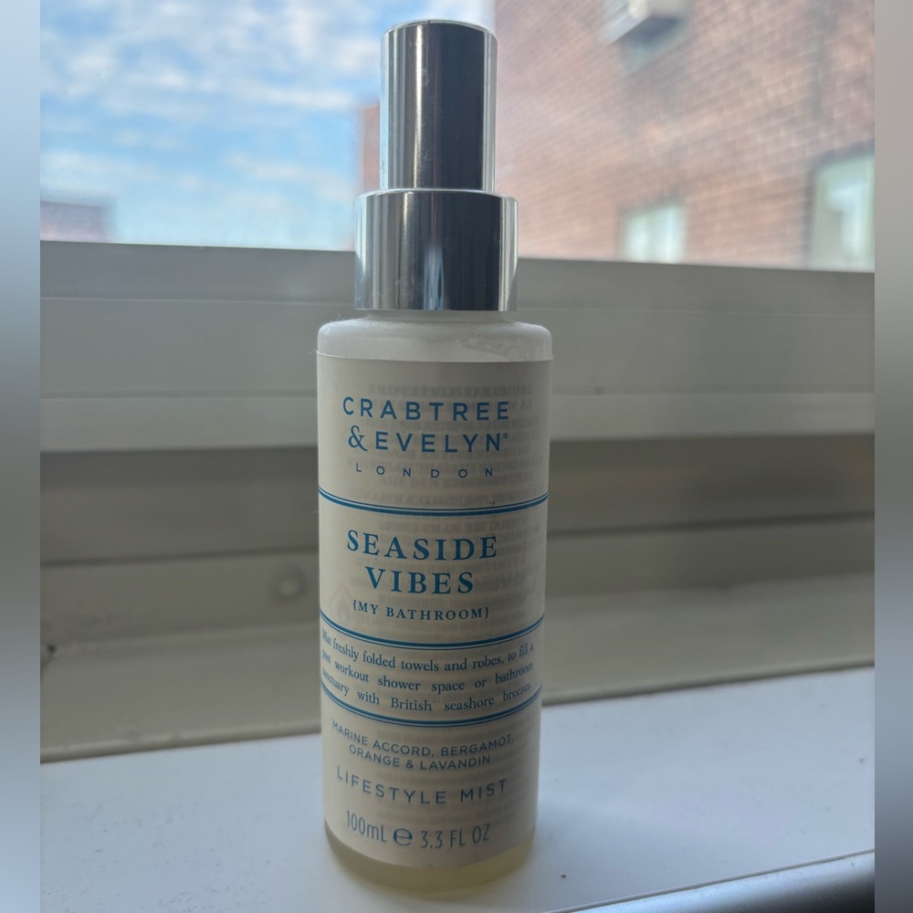 Crabtree & Evelyn Seaside Vibes Lifestyle Room Spray Mist RARE